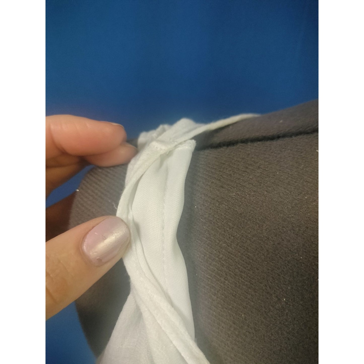 White Sleeveless V-Neck Button-Front Dress With Tie Waist & Asymmetrical Hem