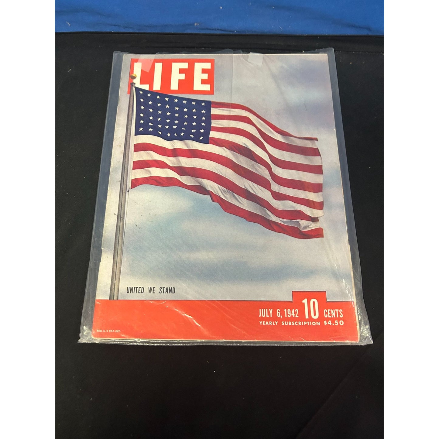 Life Magazine July 6 1942 Issue Featuring American Flag