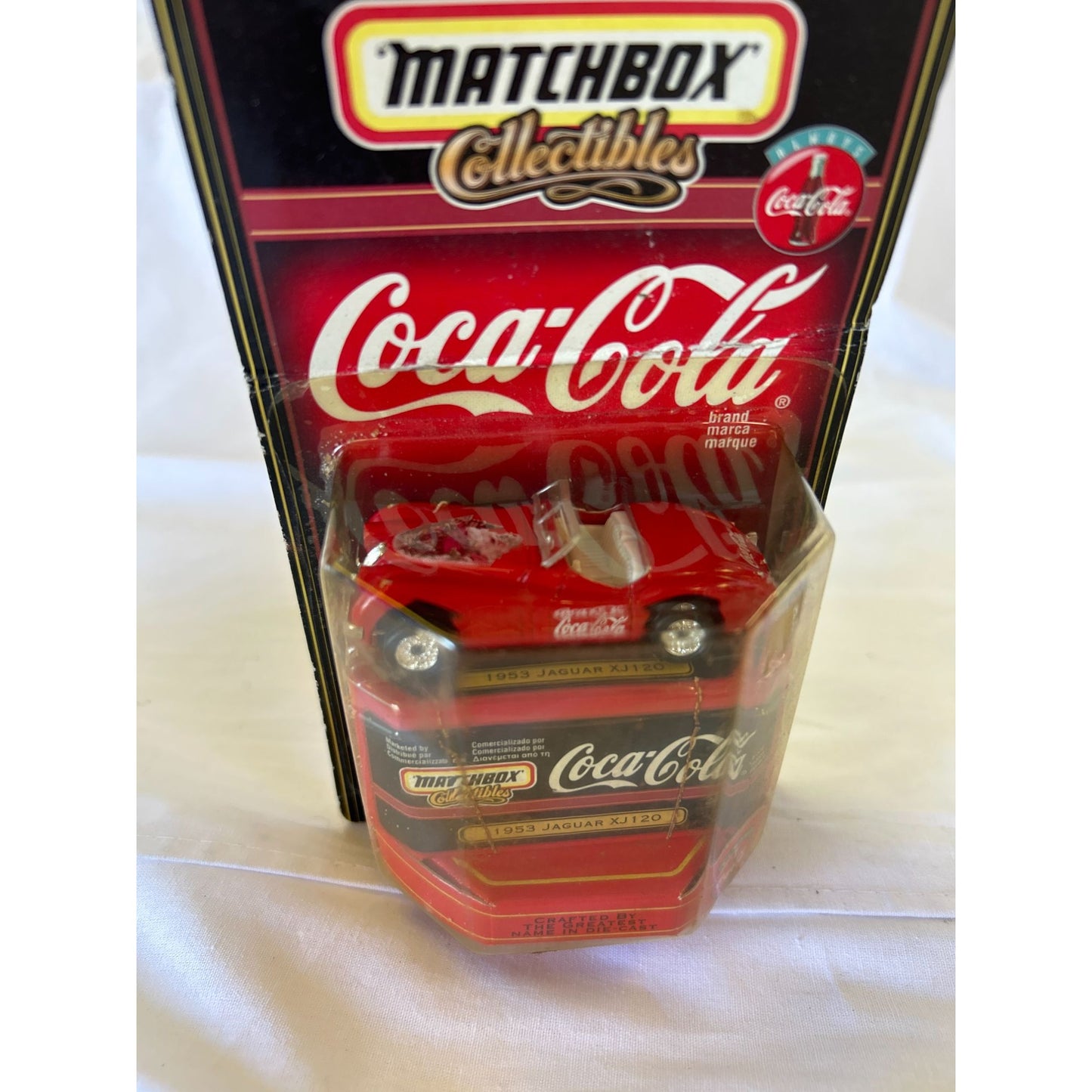 Matchbox Collectibles Coca-Cola 1953 Jaguar XJ120 Die-Cast Car 1:64 Scale
