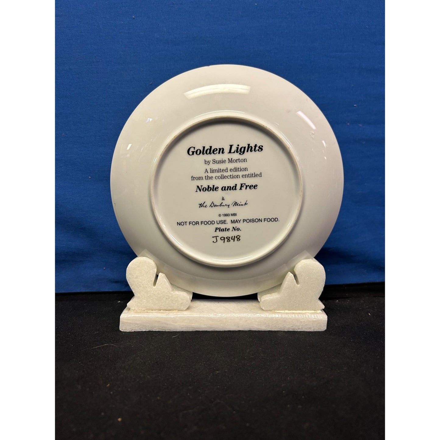 Golden Lights By Susie Morton Limited Edition Decorative Plate Noble And Free Horse Art