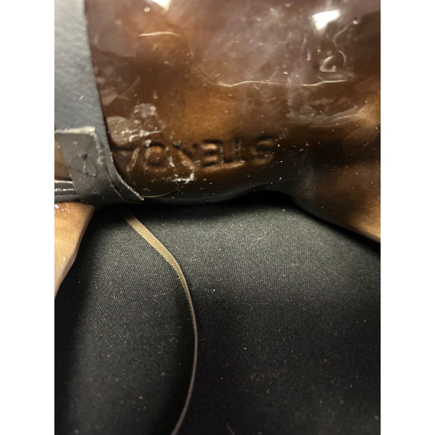 Set Of 4 Vintage Ceramic Horse Figurines With Harness Details By Stenco