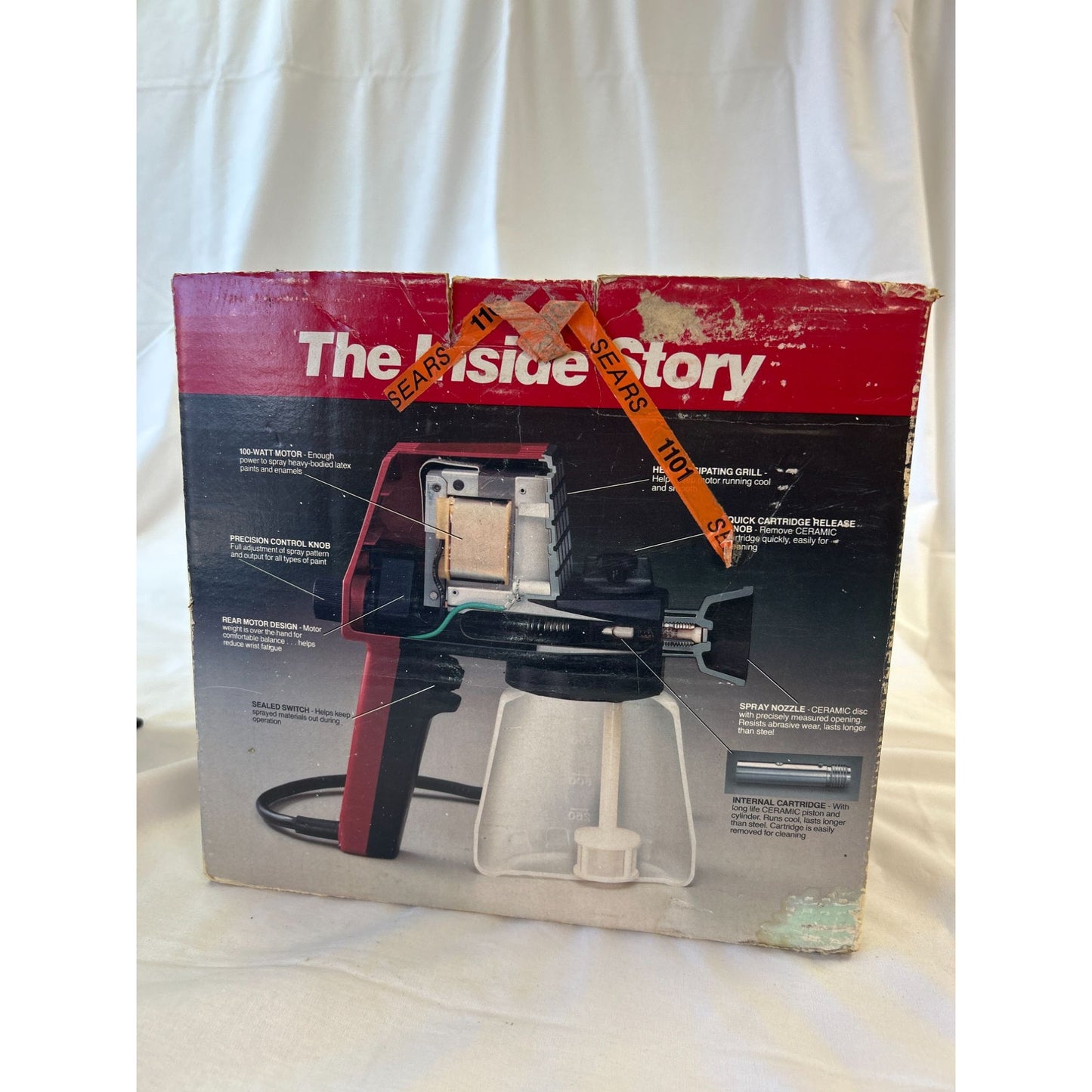 Sears Craftsman Airless Paint Sprayer Kit Heavy-Duty 10-Piece With Ceramic Parts For Long Life