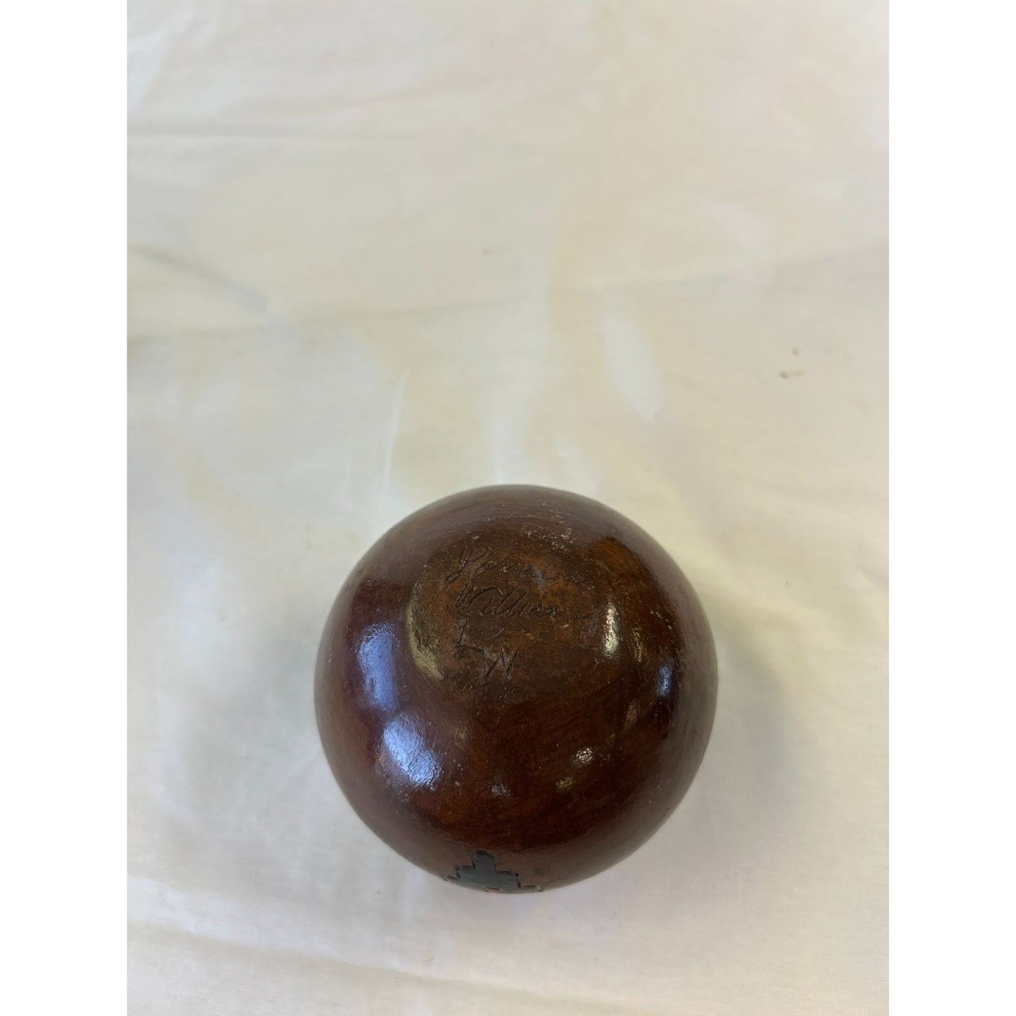 Handcrafted Brown Ceramic Navajo Pottery Vase With Red & Black Geometric Design 3.5" Tall