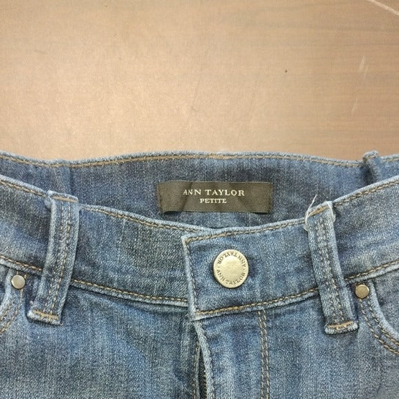 Ann Taylor Blue Skinny Jeans Classic Fit
