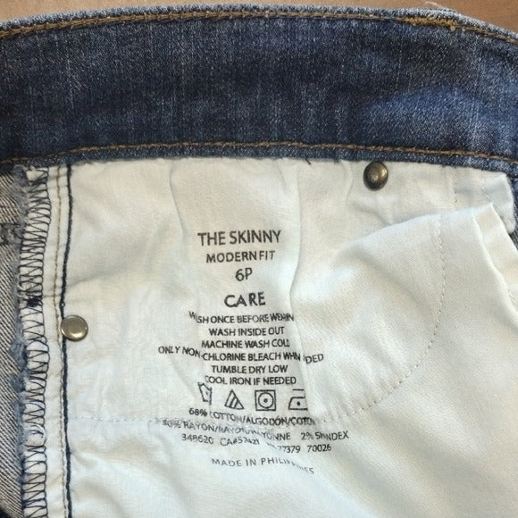 Ann Taylor Blue Skinny Jeans Classic Fit