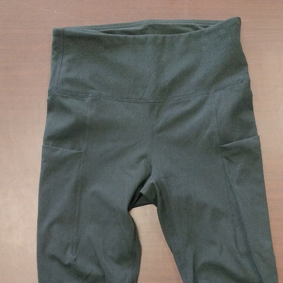 RVCA Dark Gray High-Waisted Leggings