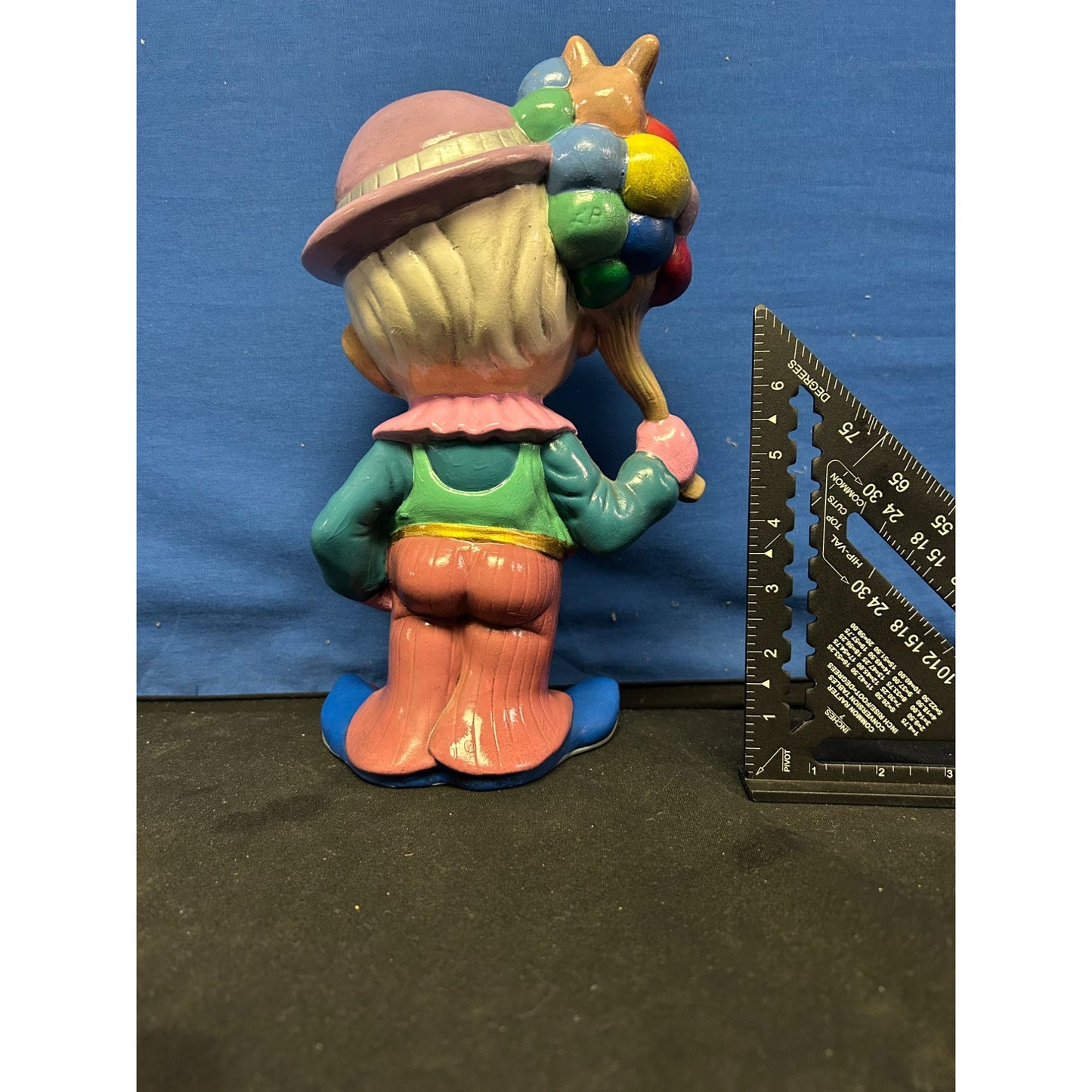 Vintage Ceramic Figurine Of Child Holding Balloons