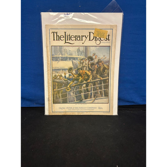 The Literary Digest July 7, 1917 Funk & Wagnalls Vintage Magazine