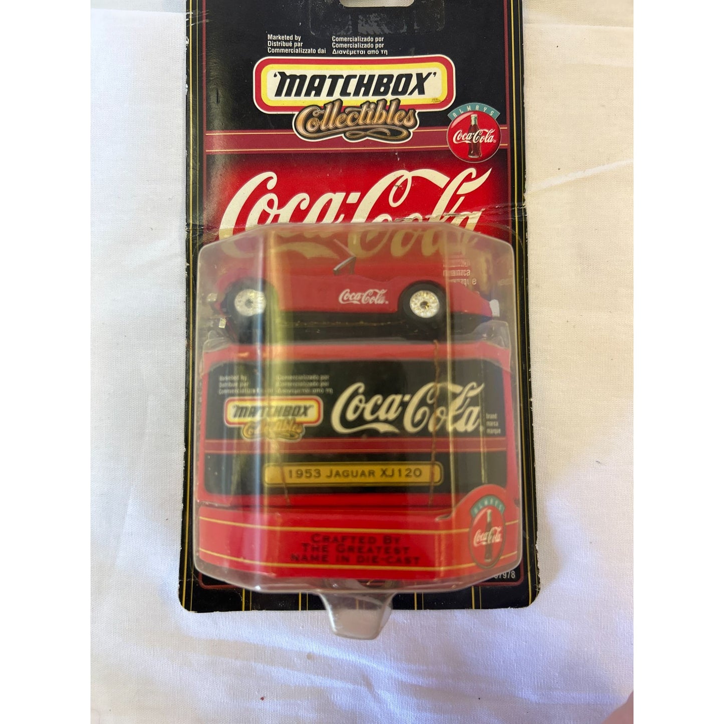 Matchbox Collectibles Coca-Cola 1953 Jaguar XJ120 Die-Cast Car 1:64 Scale