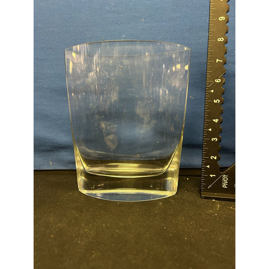 Clear Glass Vase With Heavy Base