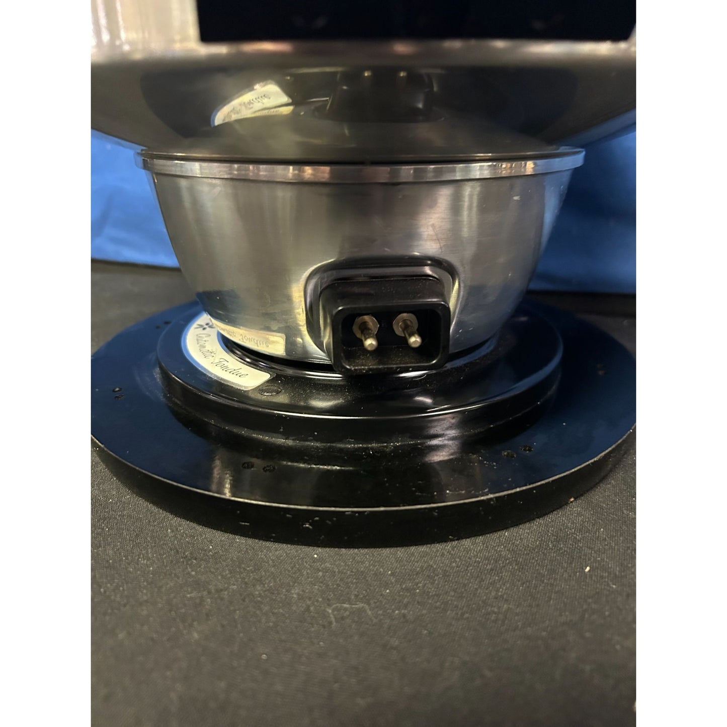 Vintage Presto Automatic Electric Fondue Maker Retro Red PEO5A - WORKS - No Forks