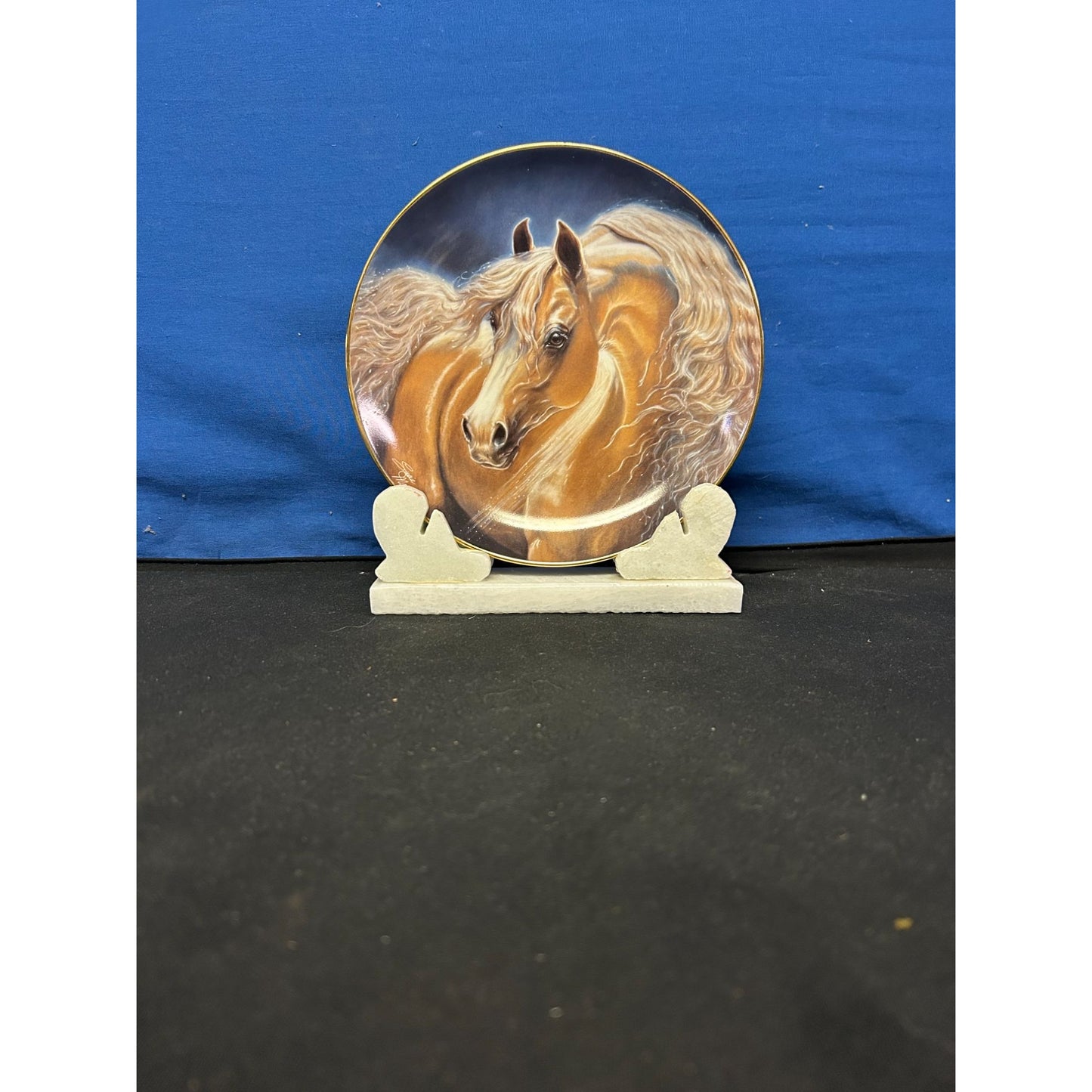 Golden Lights By Susie Morton Limited Edition Decorative Plate Noble And Free Horse Art