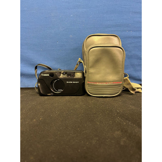 Canon Sure Shot 35Mm Film Camera With Case