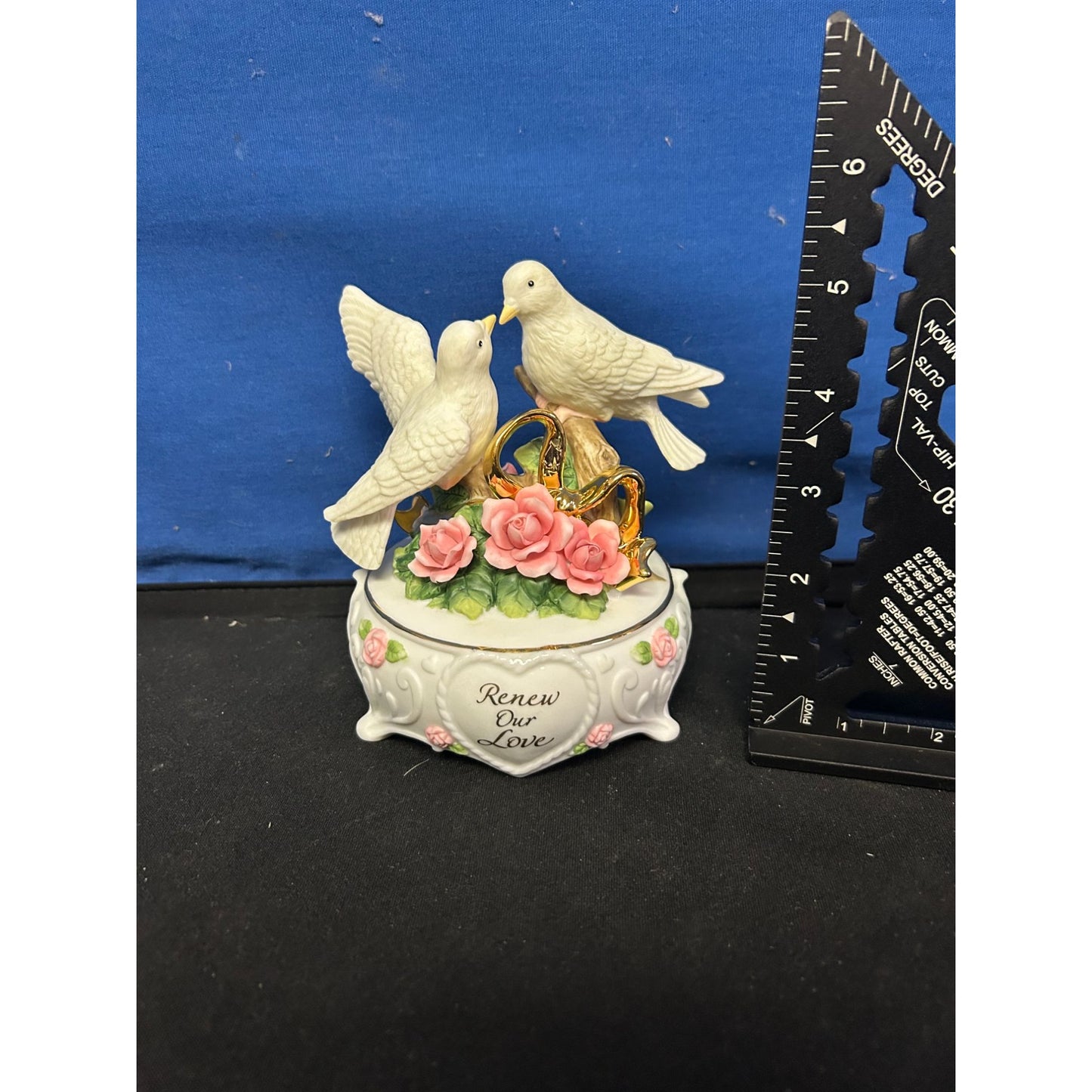 Renew Our Love Doves Porcelain Music Box By The San Francisco Music Box Company