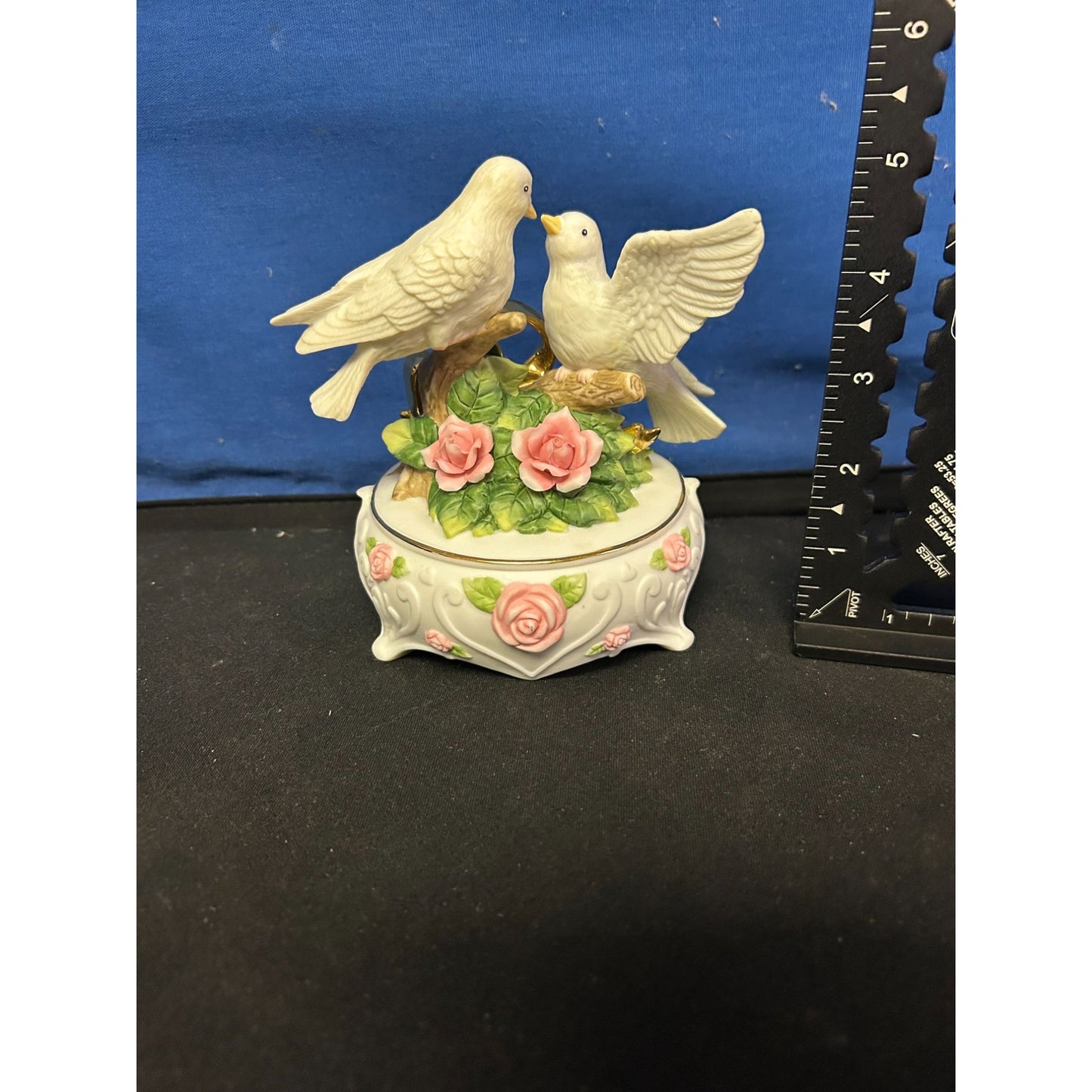 Renew Our Love Doves Porcelain Music Box By The San Francisco Music Box Company