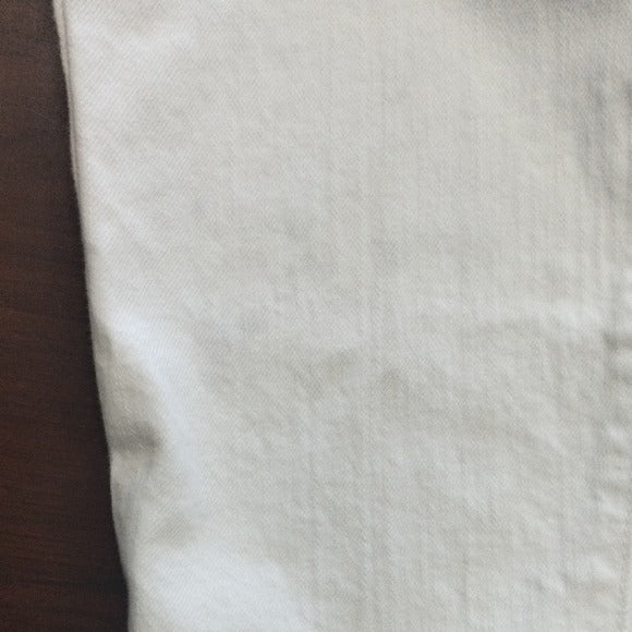 Paige Cropped White Jeans