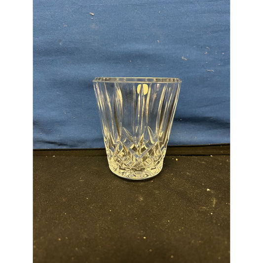 Crystal Vase With Faceted Design