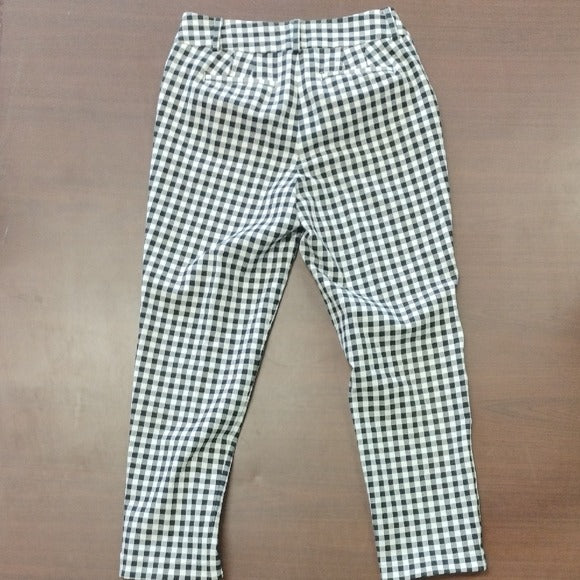 Talbots Black and White Checkered Capris