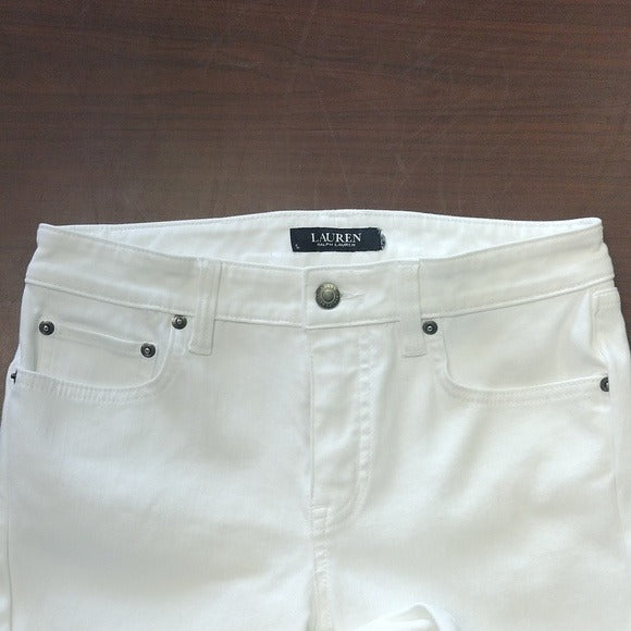 Ralph Lauren White Skinny Jeans Versatile Style