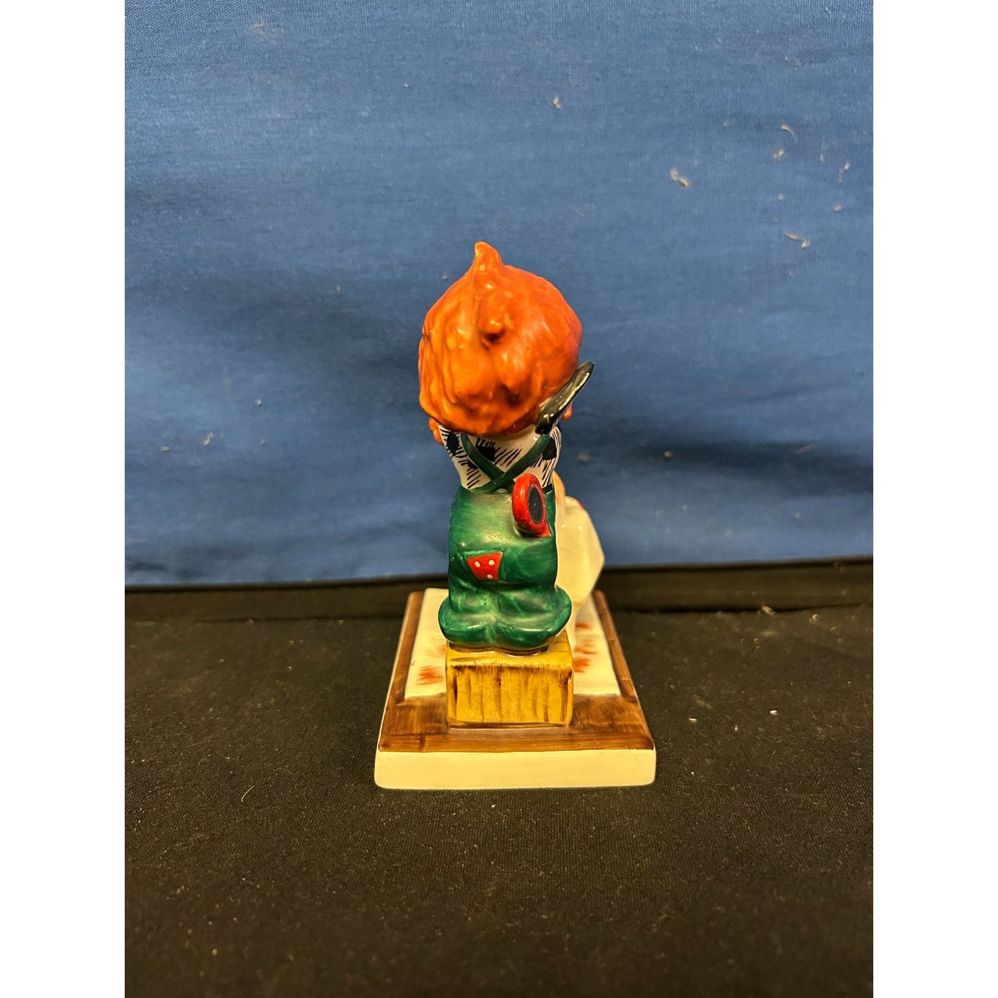 Hummel Goebel "Sheer Nonsense" Figurine Collectible Hand-Painted Red-Haired Kids Barber Scene
