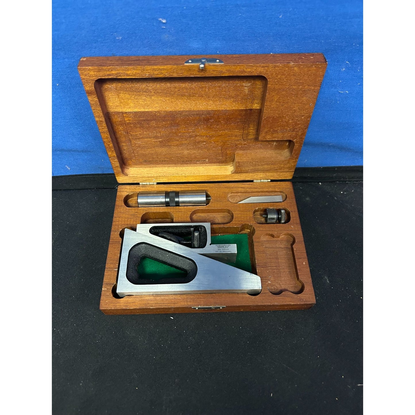 Lufkin Combination Square Set In Wooden Case